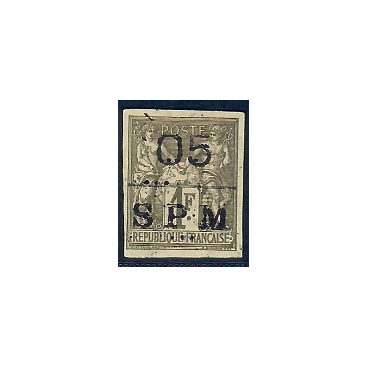 Lot A6654 - St Pierre et Miquelon - N°11 - Oblitéré Qualité TB