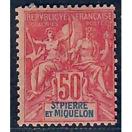 Lot A6664 - St Pierre et Miquelon - N°69 - Neuf * Qualité TB