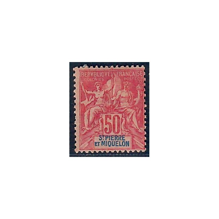 Lot A6664 - St Pierre et Miquelon - N°69 - Neuf * Qualité TB