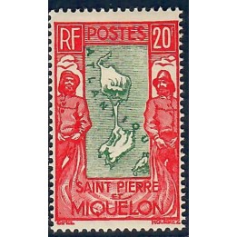 Lot A6669 - St Pierre et Miquelon - N°159 - Neuf * Qualité TB