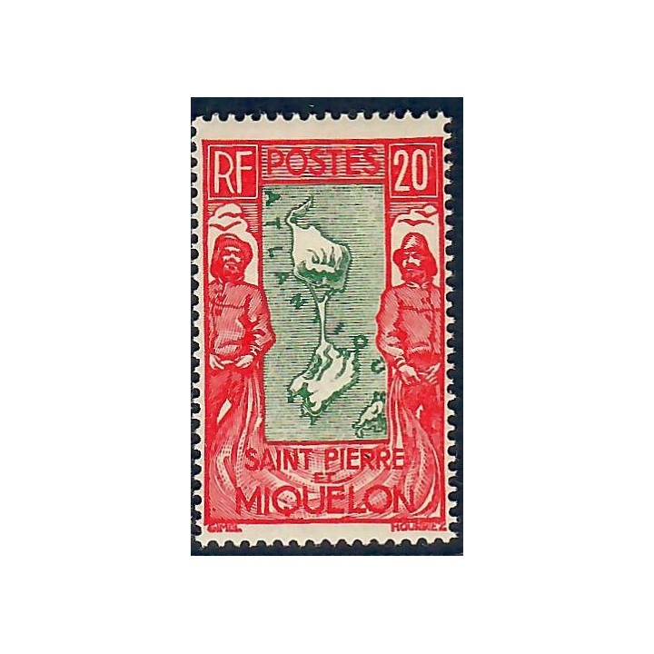 Lot A6669 - St Pierre et Miquelon - N°159 - Neuf * Qualité TB