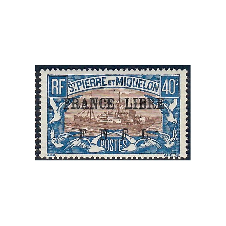 Lot A6673 - St Pierre et Miquelon - N°237 - Neuf ** Luxe