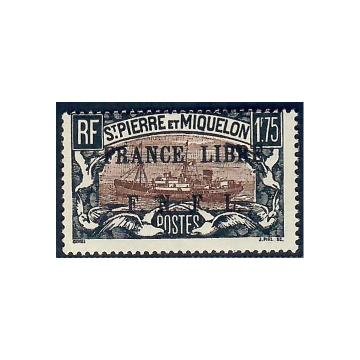 Lot A6678 - St Pierre et Miquelon - N°242 - Neuf ** Luxe