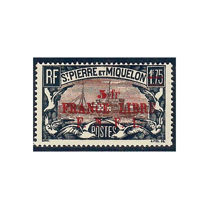 Lot A6681 - St Pierre et Miquelon - N°245 - Neuf * Qualité TB