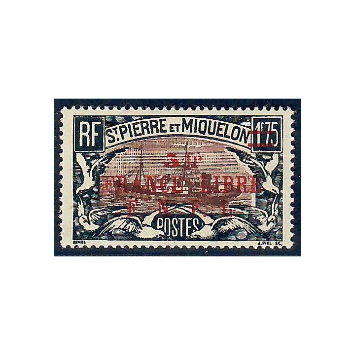 Lot A6682 - St Pierre et Miquelon - N°245 - Neuf * Qualité TB