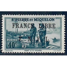 Lot A6686 - St Pierre et Miquelon - N°255 - Neuf ** Luxe