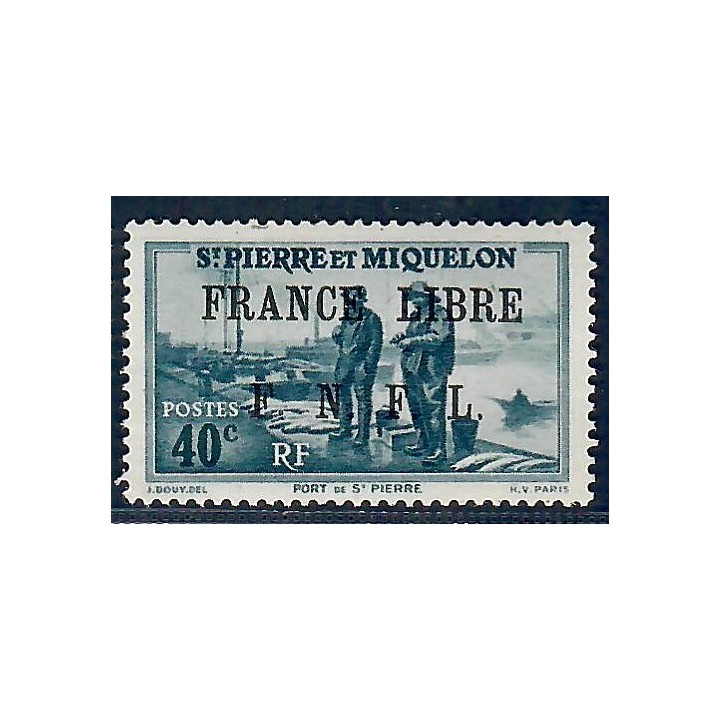 Lot A6686 - St Pierre et Miquelon - N°255 - Neuf ** Luxe