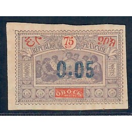 Lot A6770 - Côte des Somalis - N°34 - Neuf (*) sans gomme
