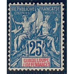 Lot A6780 - Guadeloupe - N°43 - Neuf * Qualité TB