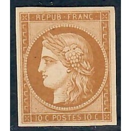 Lot C2750 - N°1f Classiques  Neuf (*) sans gomme
