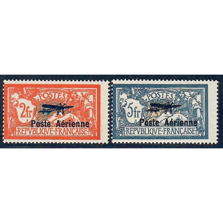 Lot A6995 - Poste aérienne - N°PA1/2 Neuf * Qualité TB