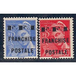 Lot A7102 - Libération Mauriac - N°1M/2M *