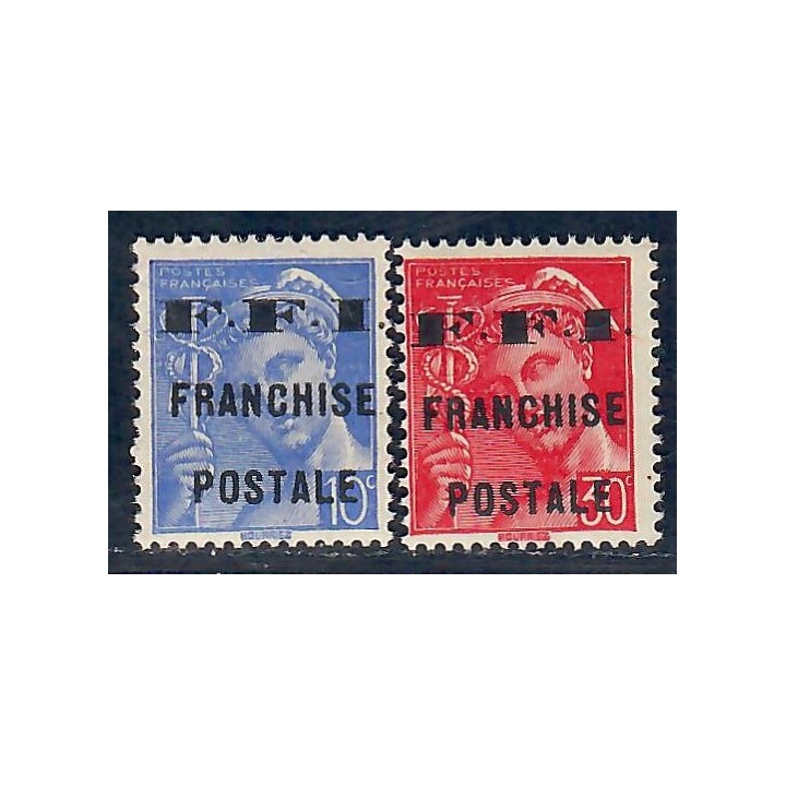Lot A7102 - Libération Mauriac - N°1M/2M *