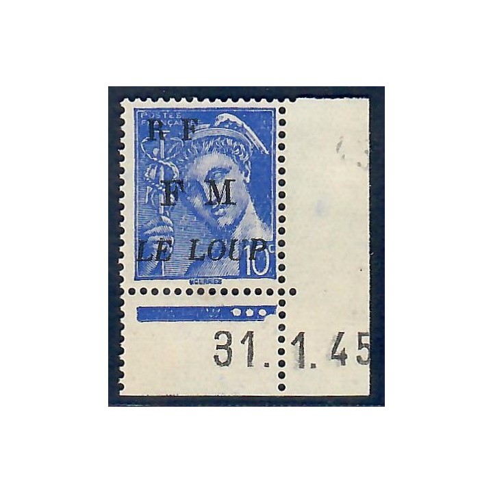 Lot A7083 - Libération Maquis du Loup - N°2M (*)