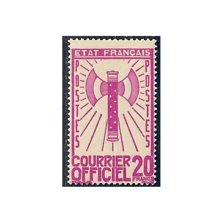 Lot A7027 - Service - N°15 Neuf ** Luxe