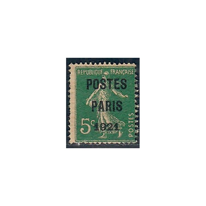 Lot A7018 - Préoblitéré - N°26 Neuf (*) sans gomme