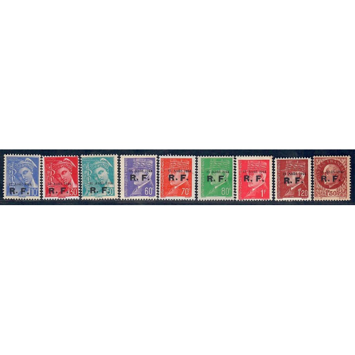 Lot A7126 - Libération Roanne - N°1/9 *