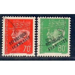 Lot A7135 - Libération Evreux - N°6/7 Obl