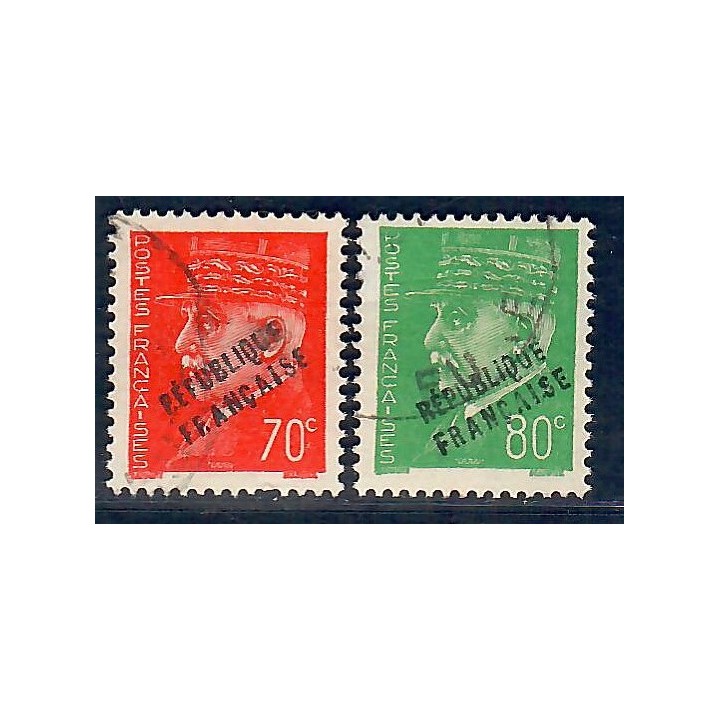 Lot A7135 - Libération Evreux - N°6/7 Obl