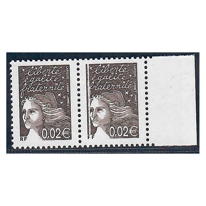 Lot A7225 - Variétés - N°3444 Neuf ** Luxe