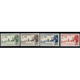 Lot A7380 - Maroc Poste aérienne - N°89/92 - Neuf ** Luxe