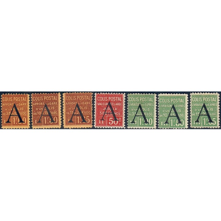 Lot A7369 - Colis Postaux - N°81/87 Neuf * Qualité TB