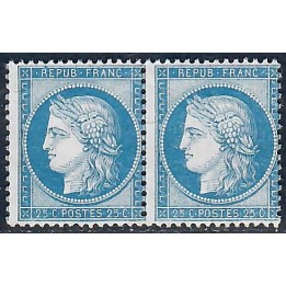 Lot C2845 - N°60B Classiques en paire Neuf ** Luxe