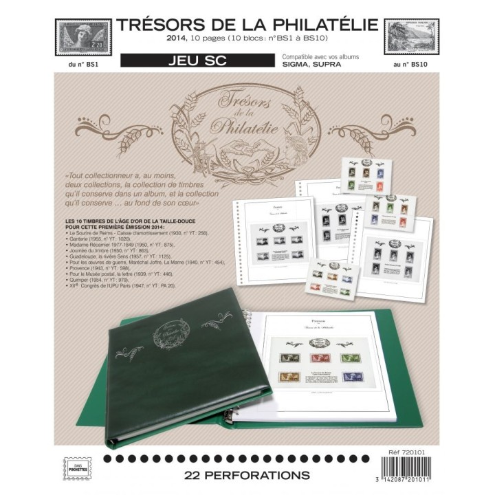 Jeux SC Trésors de la Philatélie - 2014-2018