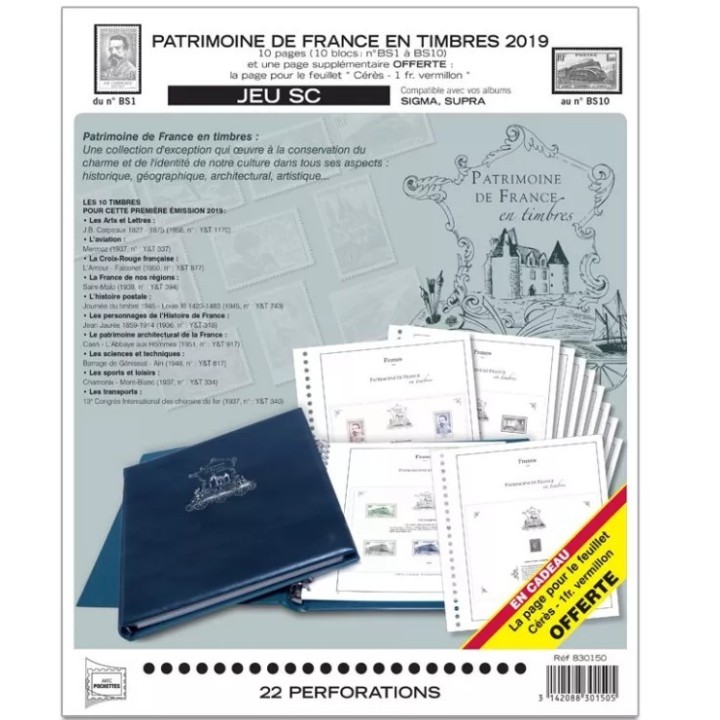 Jeux SC Patrimoine de France - 2019-2023