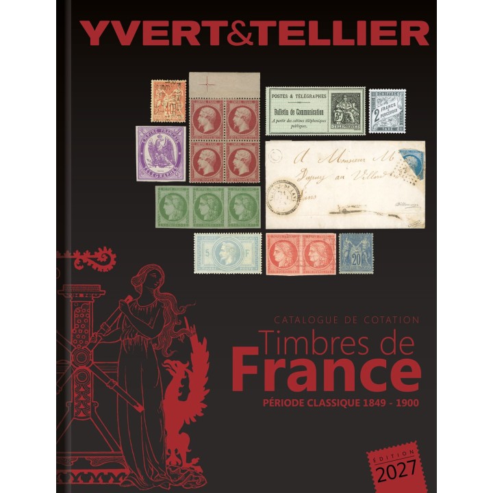 NOUVEAU - Catalogue de Cotation Timbres de France 2027