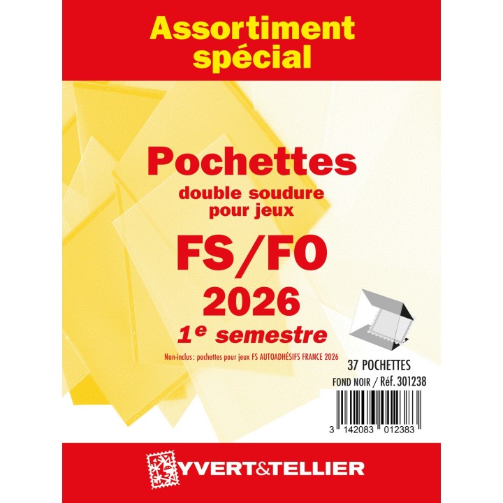 Assortiment de pochettes double soudure - Yvert et Tellier