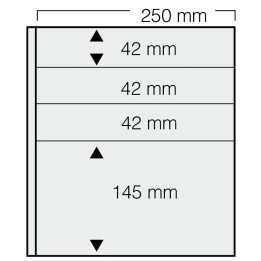 Feuilles "Garant" - 4 Bandes - 3*42mm, 145mm