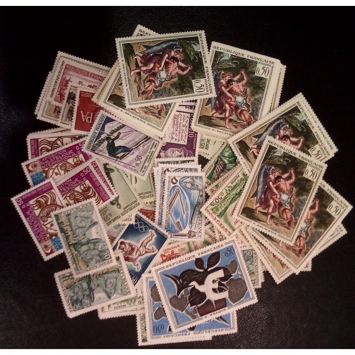 Lot de faciale 1000 timbres à 0,50Fr