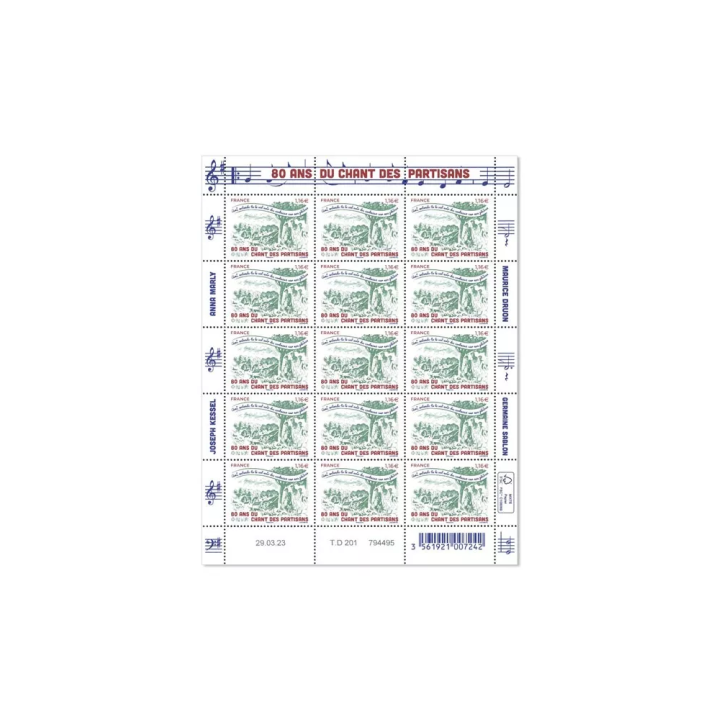 Feuillets de France - F100 (N°5686)