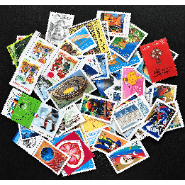 Lot de faciale 100 timbres à  0,46€ (46€)