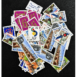 Lot de faciale 100 timbres à 0,50€ (50€)