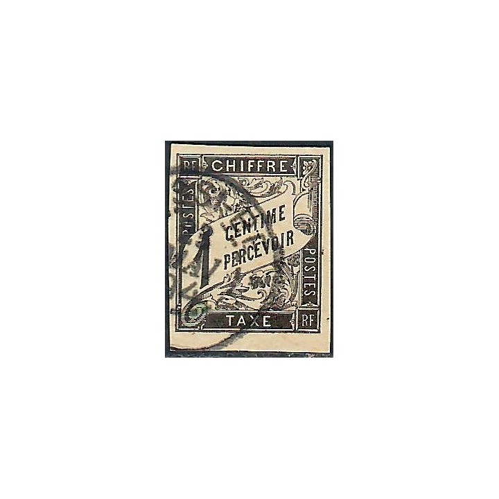 Lot A7741 - Nossi-Bé Taxe - N°1 - Oblitéré Qualité TB