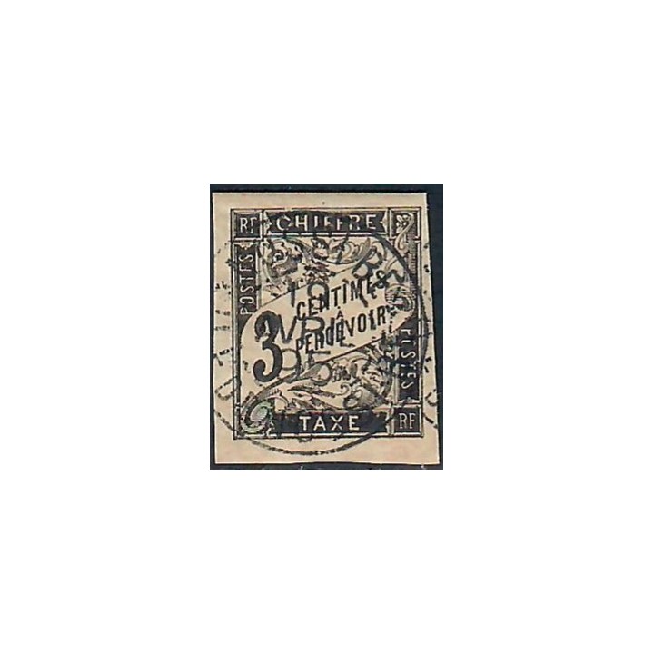 Lot A7747 - Nossi-Bé Taxe - N°1 - Oblitéré Qualité TB