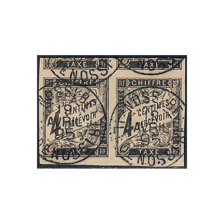 Lot A7742 - Nossi-Bé Taxe - N°4 - Oblitéré Qualité TB
