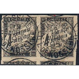 Lot A7743 - Nossi-Bé Taxe - N°4 - Oblitéré Qualité TB