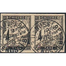 Lot A7744 - Nossi-Bé Taxe - N°4 - Oblitéré Qualité TB