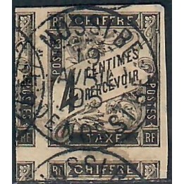 Lot A7746 - Nossi-Bé Taxe - N°4 - Oblitéré Qualité TB