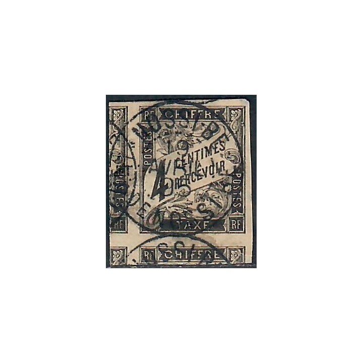 Lot A7746 - Nossi-Bé Taxe - N°4 - Oblitéré Qualité TB