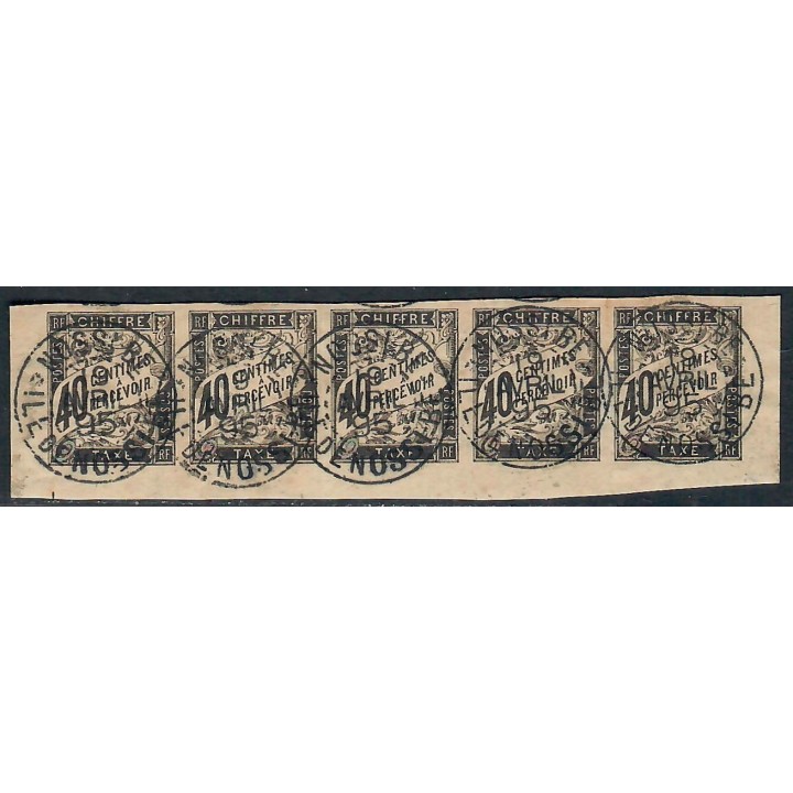 Lot A7748 - Nossi-Bé Taxe - N°10 - Oblitéré Qualité TB