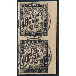 Lot A7749 - Nossi-Bé Taxe - N°10 - Oblitéré Qualité TB