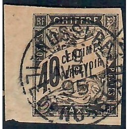 Lot A7750 - Nossi-Bé Taxe - N°10 - Oblitéré Qualité TB