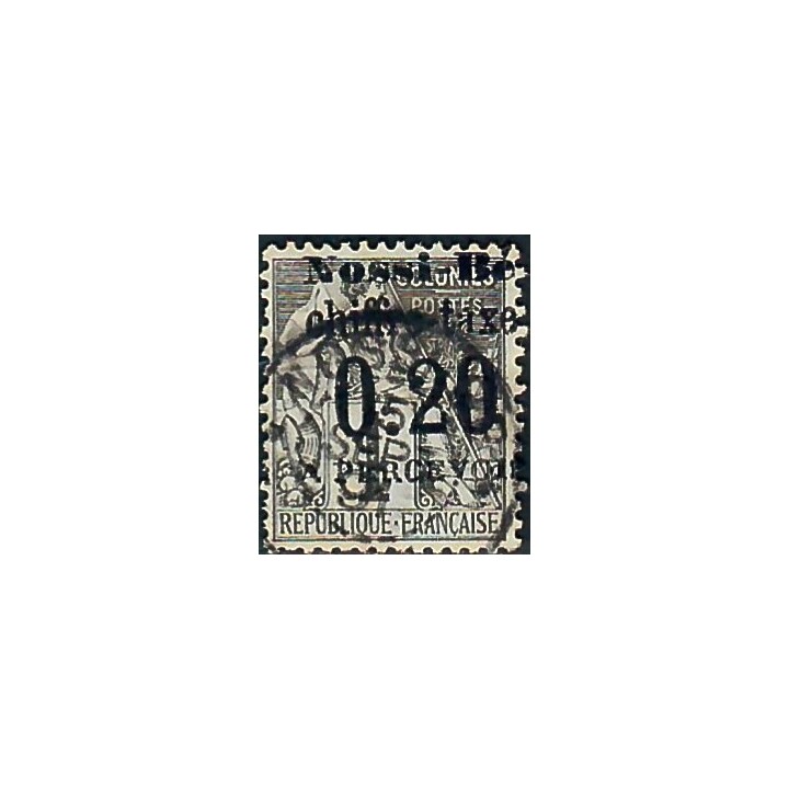 Lot A7772 - Nossi-Bé Taxe - N°1 - Oblitéré Qualité TB