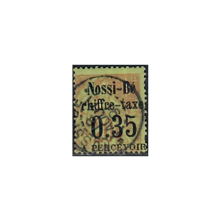 Lot A7776 - Nossi-Bé Taxe - N°5 - Oblitéré Qualité ST