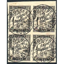 Lot A7754 - Nossi-Bé Taxe - N°1 - Oblitéré Qualité TB