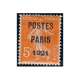 Lot A7525 - Préoblitérés - N°27 Neuf (*) sans gomme